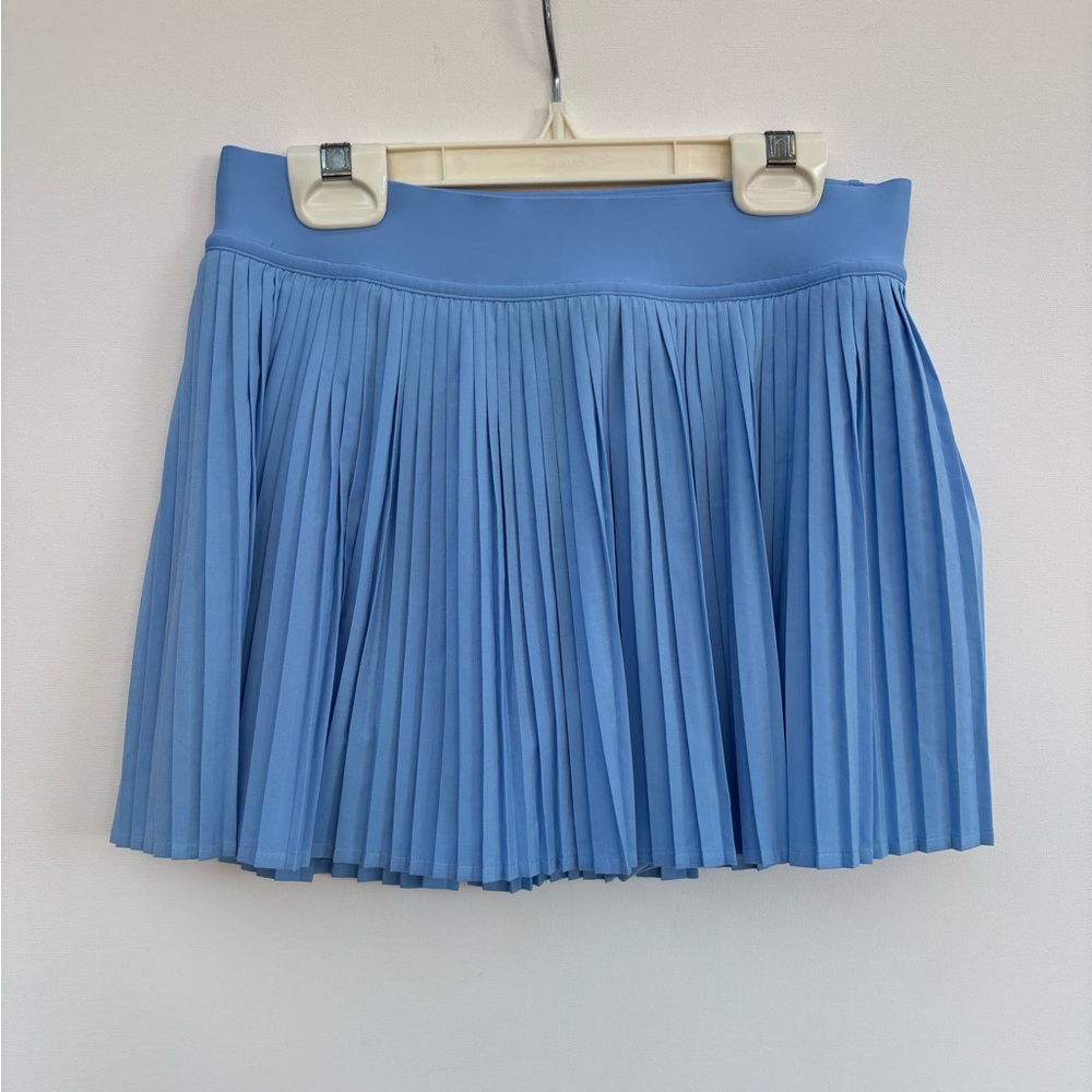 lululemon athletica Pleated Mini Skirt in Light Blue